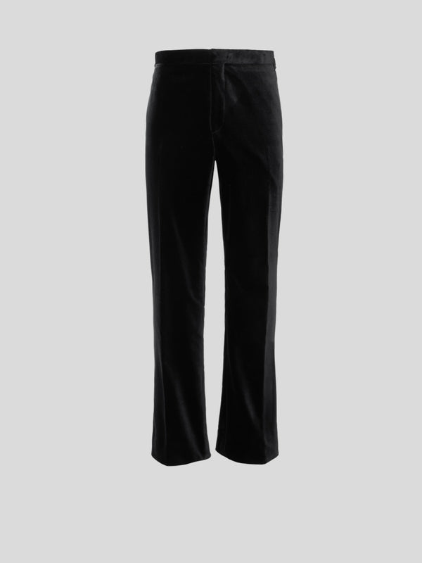 Albert Simple Grey Velvet Trousers for Men - Grey - 24 : Amazon.co.uk:  Fashion